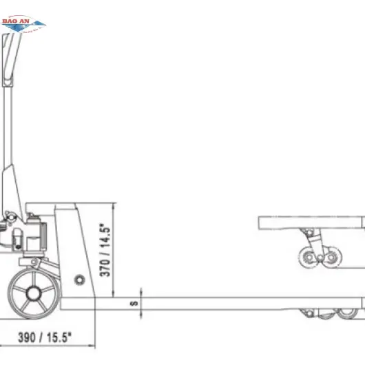 Xe n&acirc;ng tay Pallet AC30